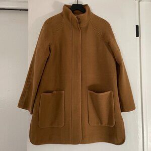 NWOT Madewell Estate Cocoon Coat in Camel